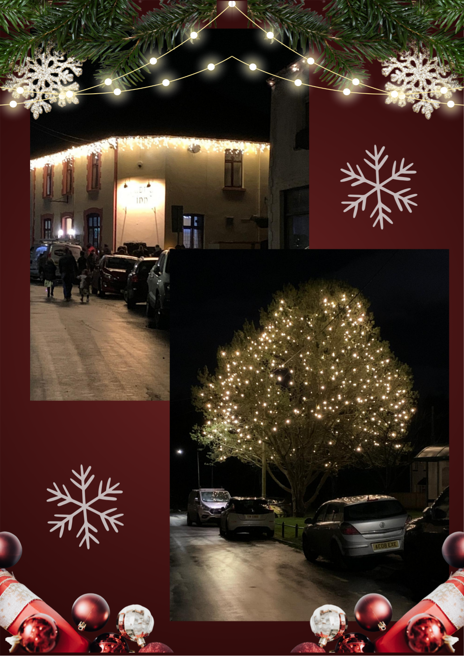 Rudry Village Christmas Lights