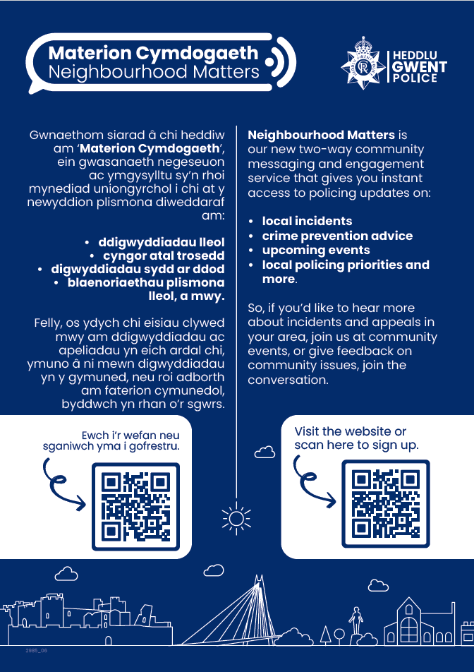 Gwent Police - Neighbourhood Matters