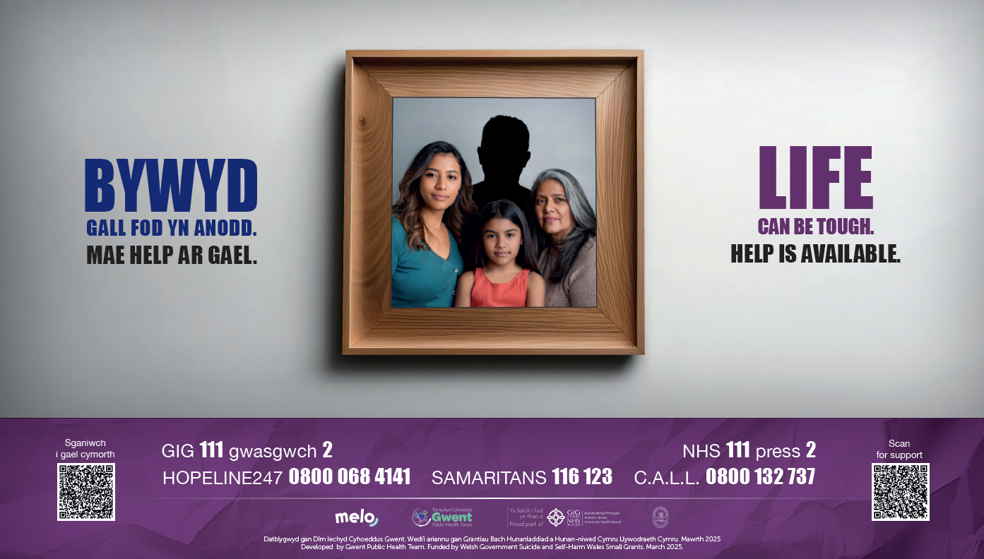 Life can be tough. Help is available.